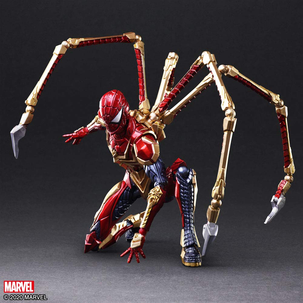 Marvel Universe Variant Bring Arts DESIGNED BY TETSUYA NOMURA Spider-Man PVC Painted Movable Figure APR208846