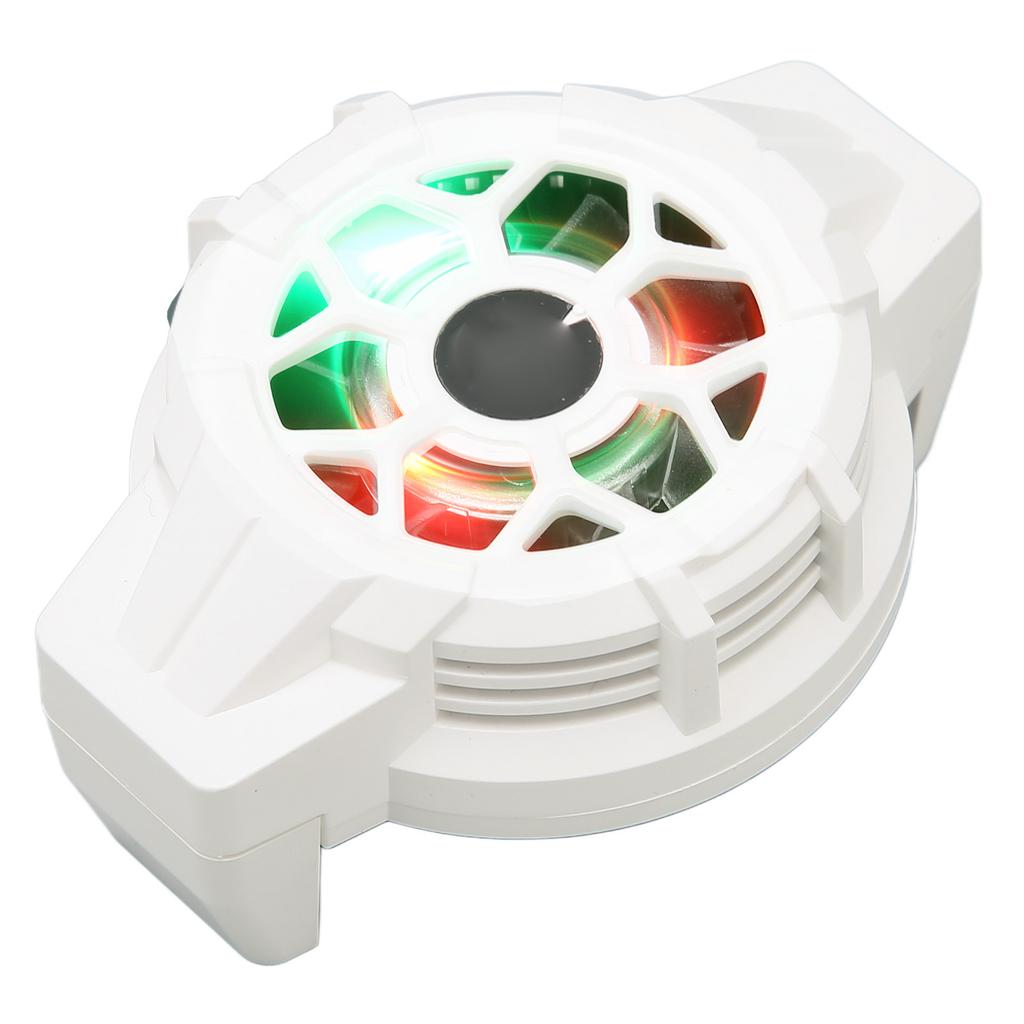 P10 Mobile Phone Semiconductor Cooler RGB Retractable Back Clip Heatsink for Live Streaming Vlogging Mobile GamingWhite