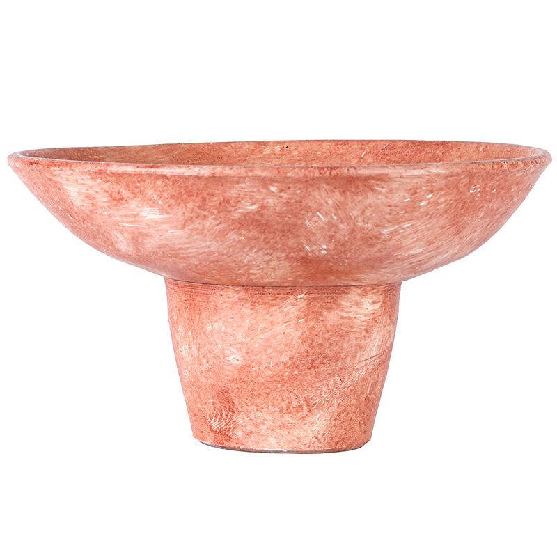 Wabi-sabi Style Retro Zásobník na ořechy Úložné ozdoby Modelový pokoj Obývací pokoj Zásobník na konferenční stolek Staré dekorace