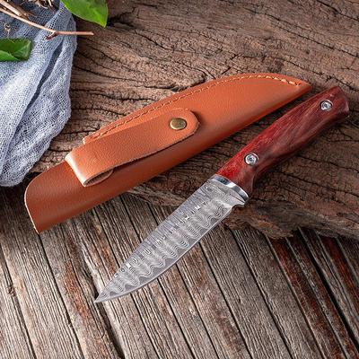 Damaskus Muster Edelstahl Geschmiedet Küche Obst Messer Ausbeinmesser Fleisch Cleaver Cutter Gemüsemesser Küchenmesser