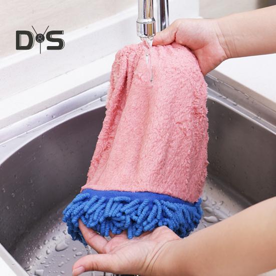 Kryt na koště z korálového sametu, rychleschnoucí, s vysokou absorpcí vody, elastický uzávěr, patentní uzávěr, hadřík na čištění koštěte