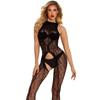 Lenjerie de plasă sexy pentru femei Catsuit Teddies Ciorapi de corp din plasă erotic Costum porno de dimensiuni mari pentru femei sexy fără crotch deschis