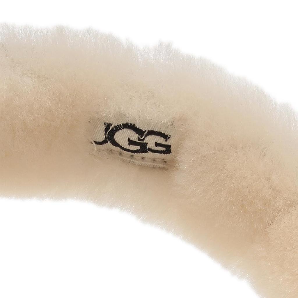 [UGG] Sheepskin Earmuffs, Beige, Women's (W SHEEPSKIN EMBROIDERY EARMUFF 20955 CHE) [Parallel Import]