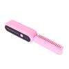 Portable Cordless Anion Hair Straightener Brush Folding Rechargeable 9 Temp Settings Hair Straightener Comb