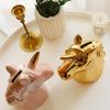 Dekorative Sparschwein-Statuen, Zimmer-Ornamente für Mädchen, Skulpturen, Heimdekoration, moderne Wohnzimmer-Dekoration, Tisch, rosa Einhorn