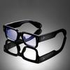 Retro Quadratisch Kleiner Rahmen Computerbrille: Vielseitige optische Brille mit weitem Bein für europäische & amerikanische Stile - Modell 3709.