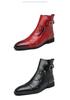 Men's Plus Size Retro High-Top Leather Martin Boots - Autumn British Style Pointed Toe Casual Footwear