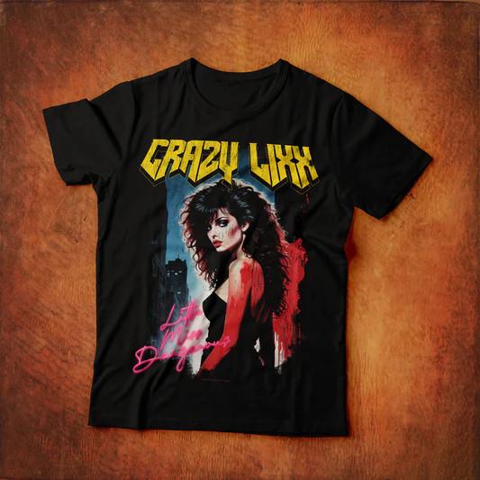 

Rare! Crazy Lixx Tour T-shirt Short Sleeve Gift Full Size S to 5XL 1F2282 Unisex T-Shirt XL