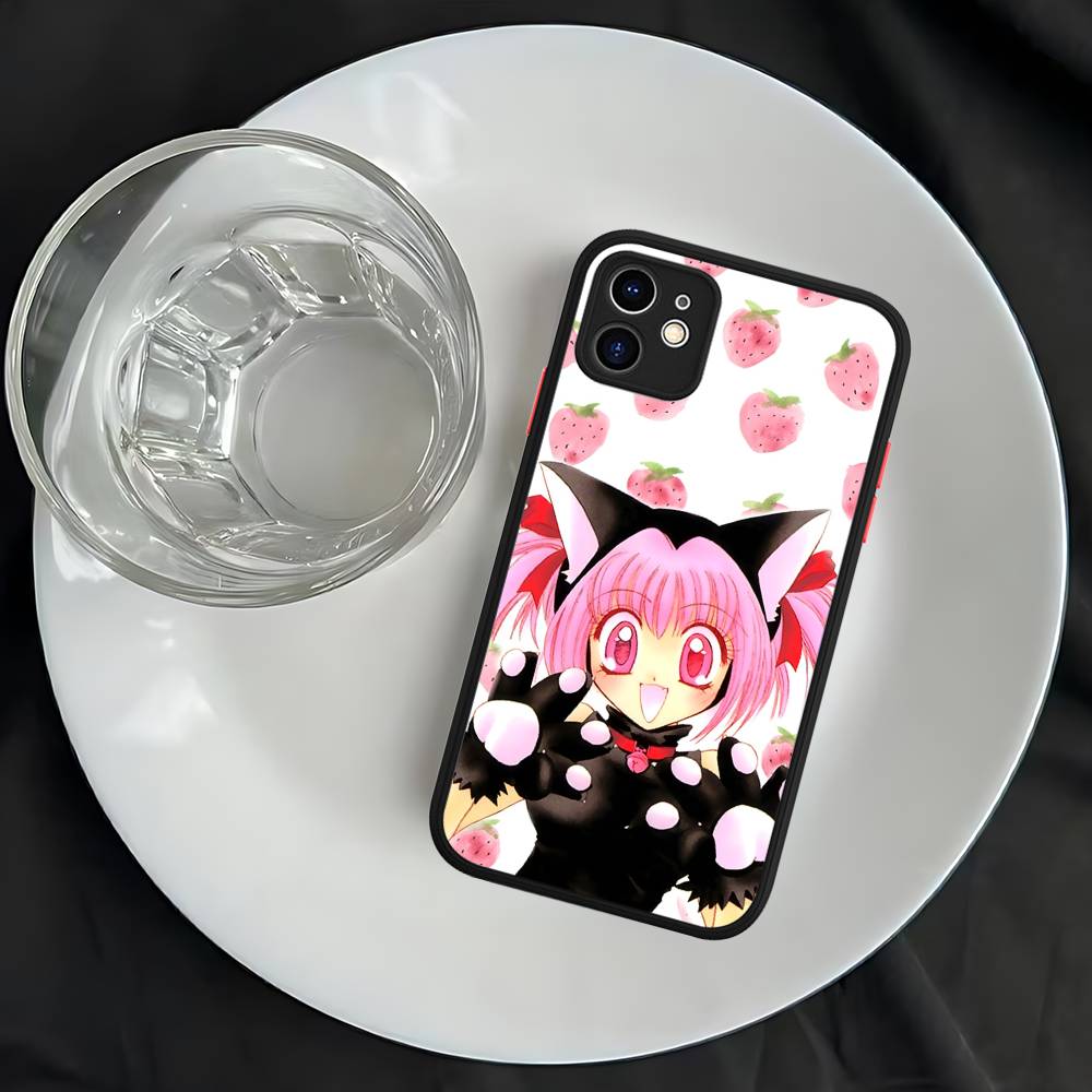 Tokyo Mew Mew Anime Phone Case For IPhone 16e 16 15 14 13 12 11 Pro Max X XS Max Plus Matte Clear
