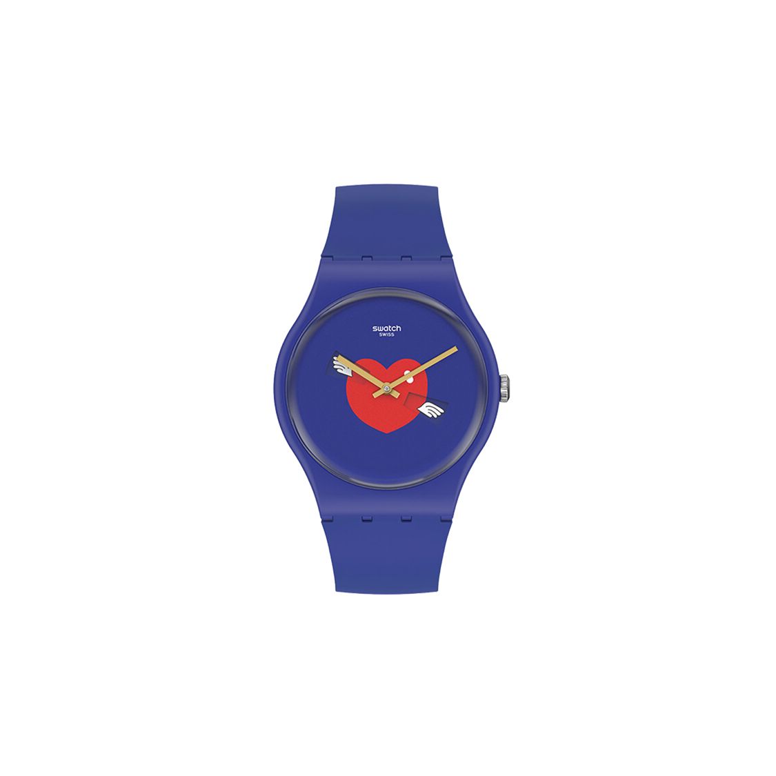 Swatch Quartz Couple Watch Gift Box Mens Watch 41Mm Blue Dial Bio-Based Material Case Silicone Strap Men watches SO29Z701 SO29Z701