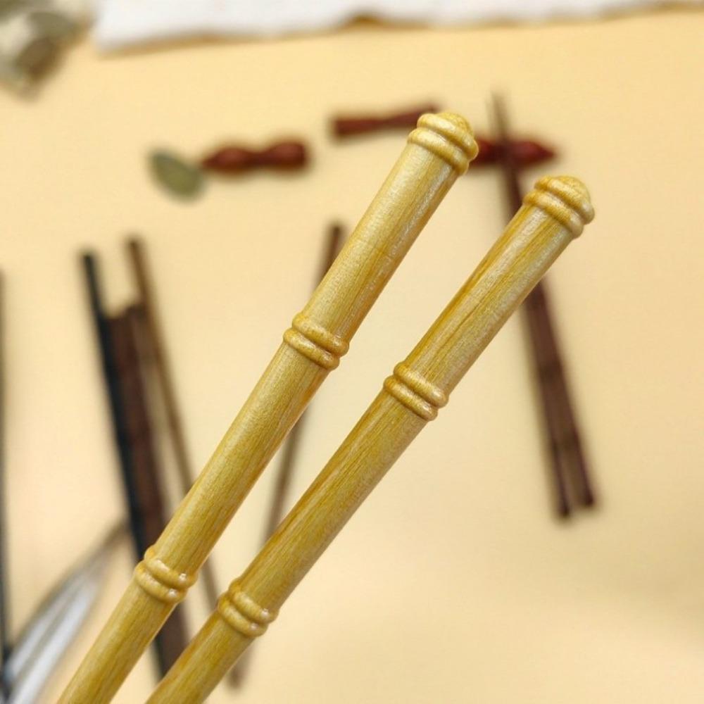 

1 пара однотонных деревянных палочек для еды в японском стиле, заостренные палочки для еды, высококлассные палочки для суши B