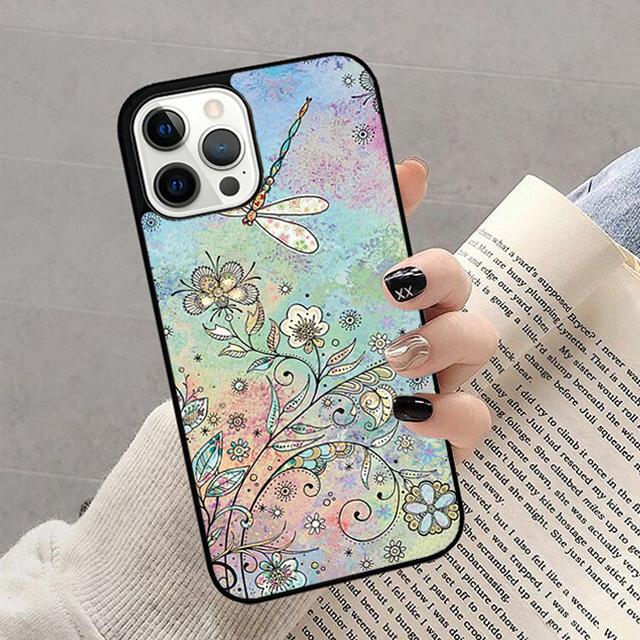 Dragonfly Animal Art Phone Case For iPhone 17 Air 14 13 12 16Pro Max 15  Plus Max Cover Shell iPhone 16