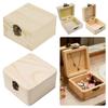 Small Size Wooden Packing Box Natural Gift Box Jewelry Storage Box  Jewelry and Small Item Storage
