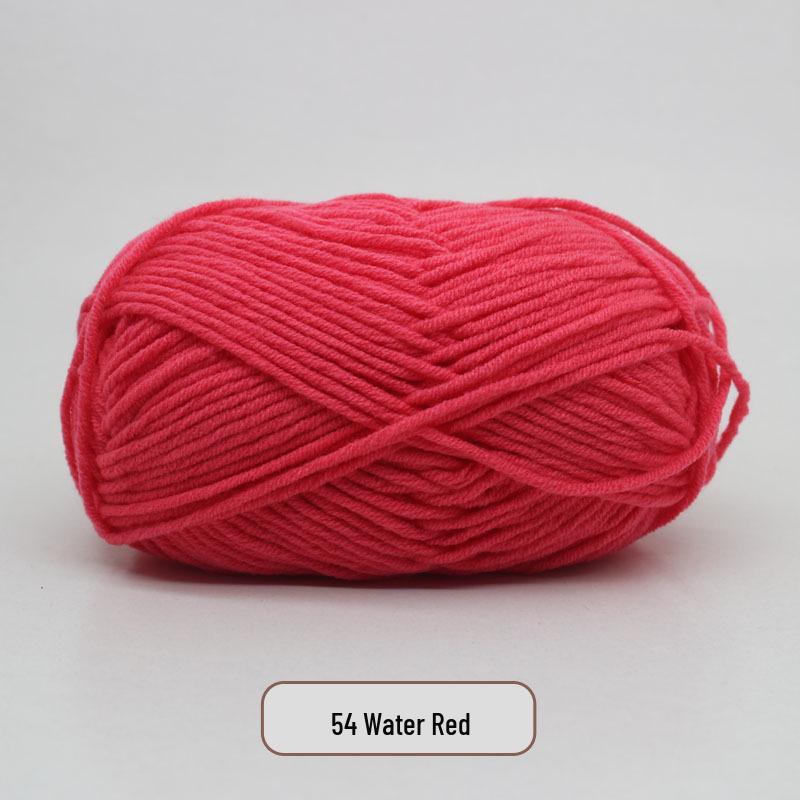 5-Strand Milk Cotton Yarn Scarf & Hand-Knitted Hat Yarn - Baby Soft, Medium Thickness, Free Shipping
