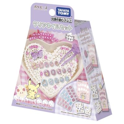Pokemon Pokemon Pokemon Piece Clear Nail Set Sweets Shop