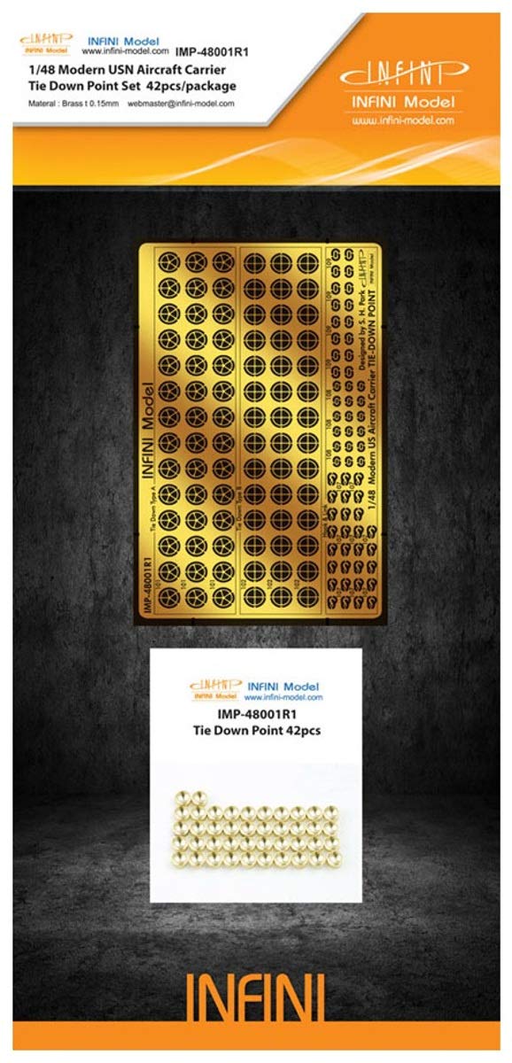 

Infini Model Серия IMP Современный американский военный авианосец Точечный набор Пластиковые детали модели IMP4801 1/48 Швартовочные приспособления