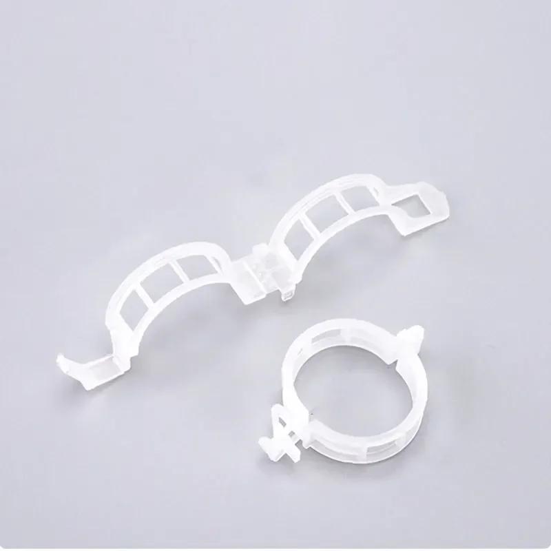 

50pcs grape vine tomato stem grafting vegetable garden tool plant clip supports reusable plastic connection fixing clip