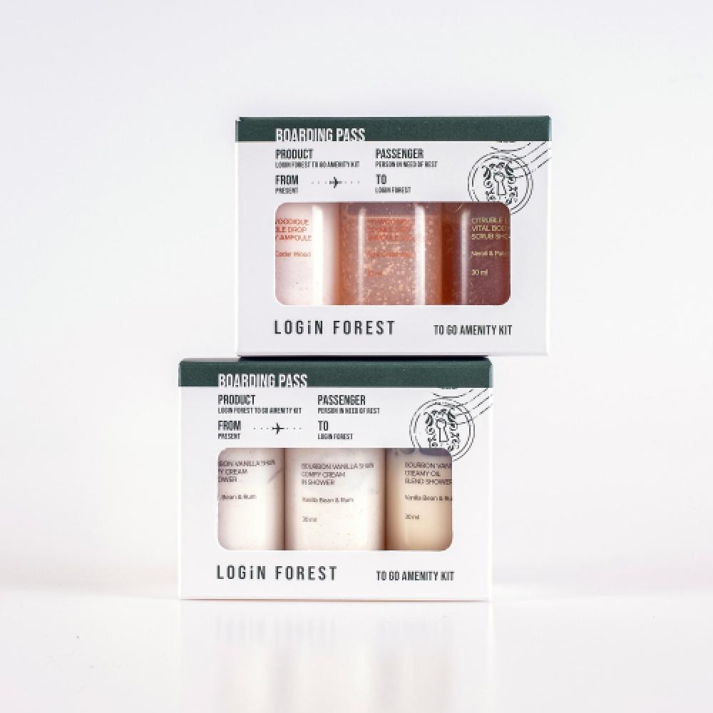 Вход Лес To Go Набор удобств Bourbon vanilla show