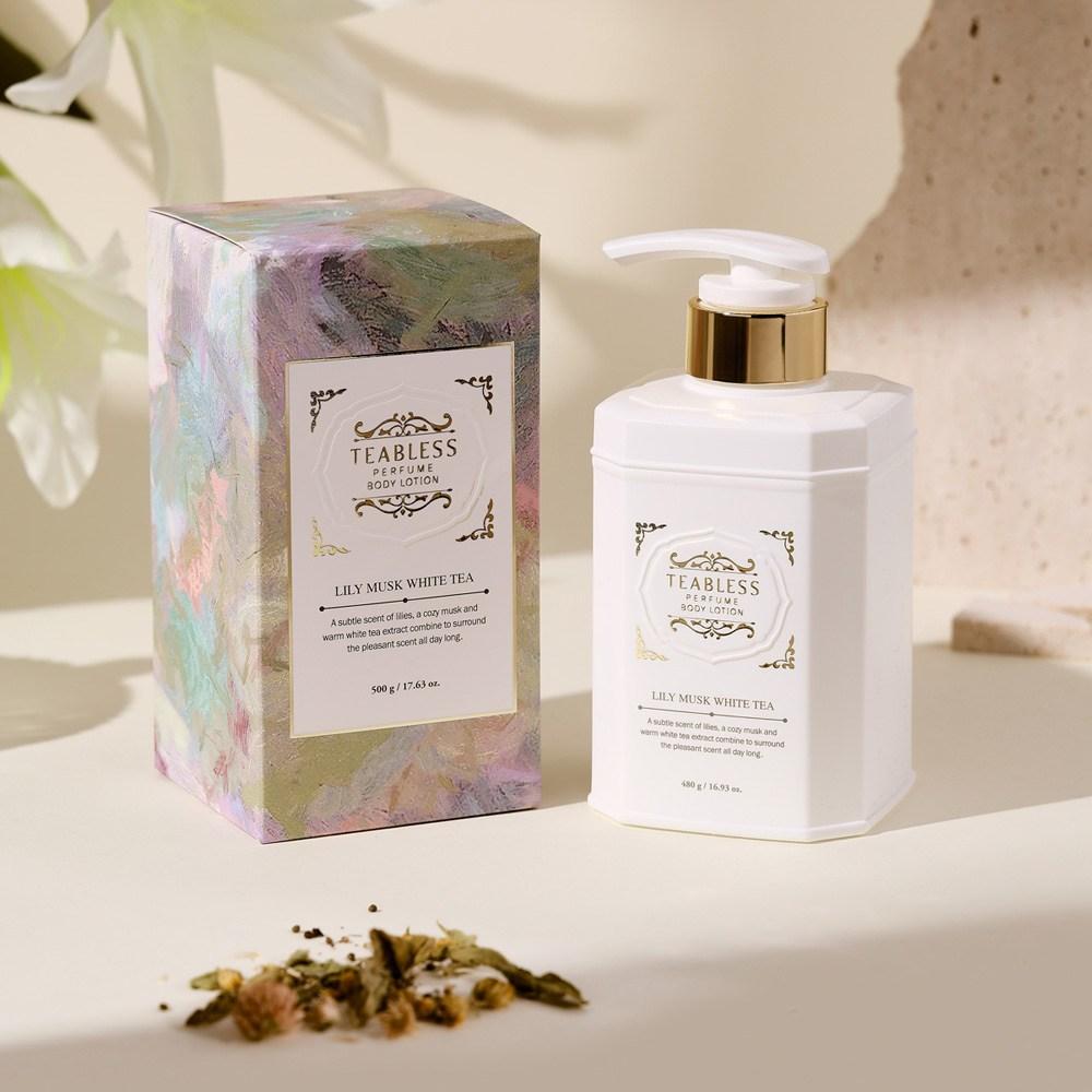 Tbless Perfume Body Lotion Lily Musk White Tea Fragrance, 480g, 1 unit