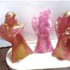 Multi-Style Angel Silicone Candle Mould Little Girl with Wings Holding Love Book Flowers Gypsum Resin Ice Mold Home Decor Gift