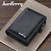 Baellerry Men's and Women's Zipper Short Wallet with Multiple Card Slots and Vertical Mini Coin Purse