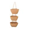 Woven Cotton Multi Pocket Hanging Baskets Handwoven Wall Mount Storage Bag  Living Room
