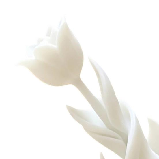 3D Printed Tulips Figurines Flowers Decor Single Tulip Bouquet Ornaments Mother's Day Tulip Gifts for Women On Anniversary Wedding Christmas