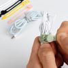 Adjustable Silicone  Multi Purpose Cable Organizer Fastening Strap for Electronics TV Charging Cord Storage