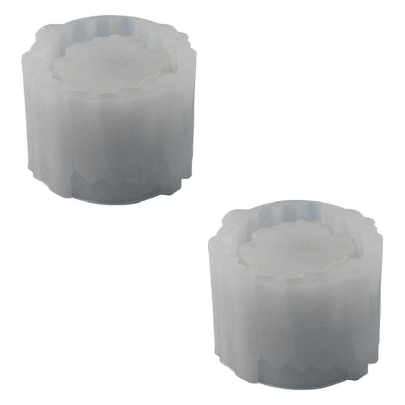 AEE2-DIY Glue Mold Crystal Candle Holder Cement Silicone Mold Aromatherapy Candle Ornament Plaster Mold