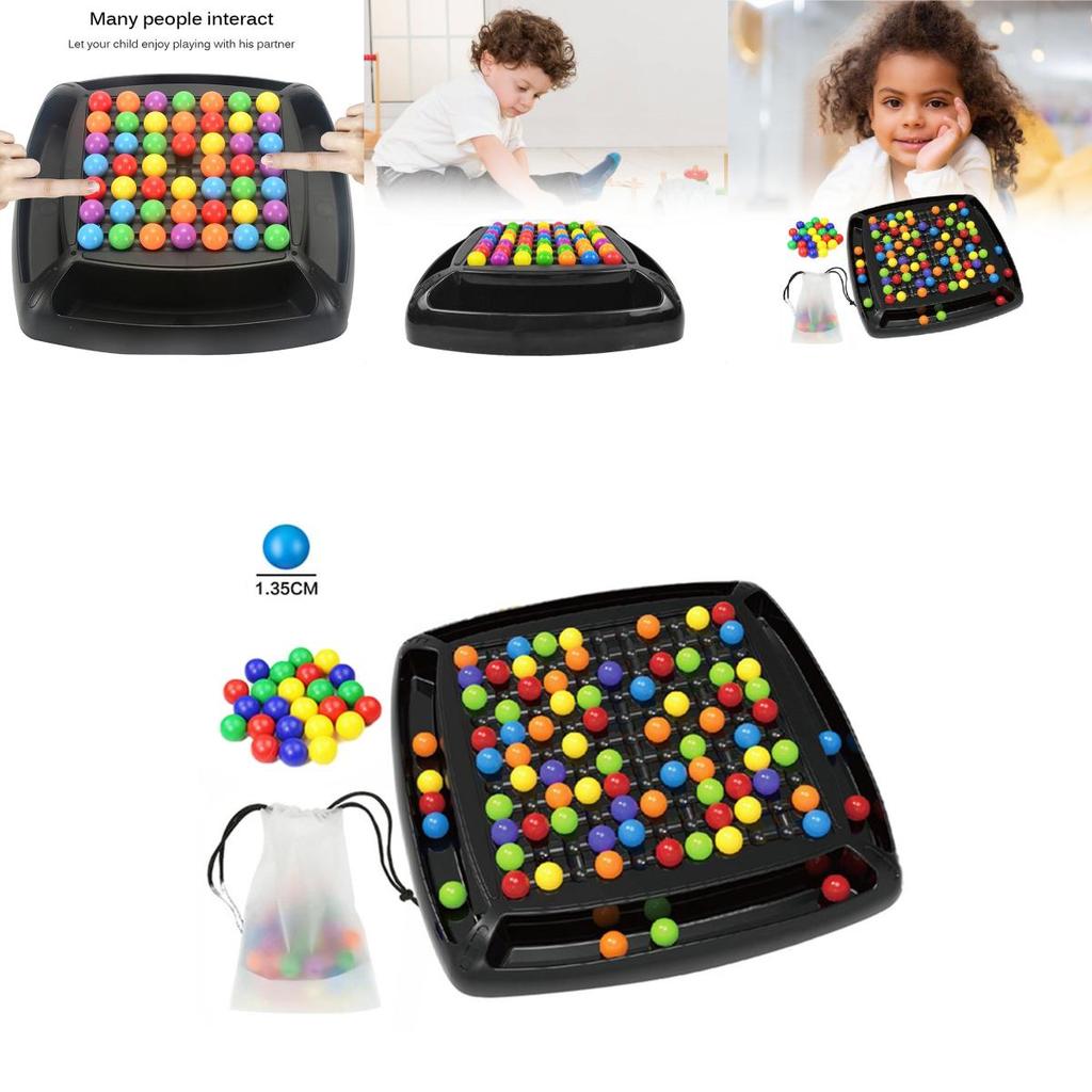 Colorful Rainbow Pop Game Interactive Family Fun Educational Toy For Kids
