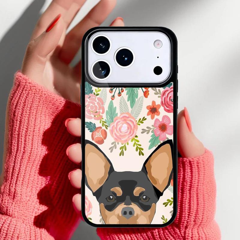 Chihuahua Cute Dog Puppy collage Phone Case for iPhone 17 16 15 14 13 Pro Max Back Cover for 12 11 Pro Coque
