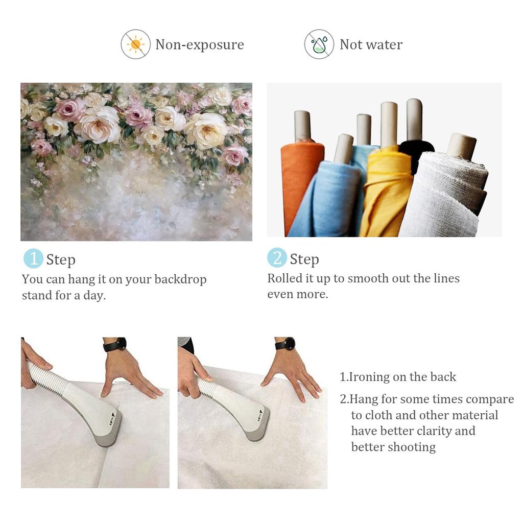 Floral Wall Theme Background Birthday Wedding Engagement Ceremony Party Decoration Abstract Flower Portrait Photography Studio