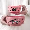 Niedliche Katze Keramik Reisschüssel Suppenschüssel Tasse Wasserbecher Teller Pasta Geschirr Abendessen Teller Set