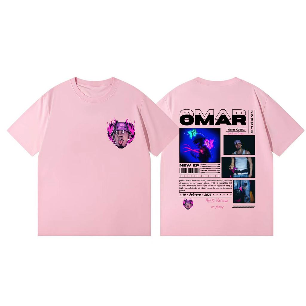 Omar Courtz Por Si Mañana No Estoy Album Graphic T Shirts Fashion Pop Music Short Sleeve Tshirt Unisex Casual Cotton Tshirts