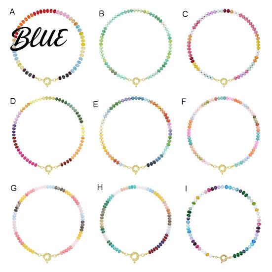 Exquisite Design Necklace Stone Beads Colorful Beaded Choker Boho Summer