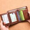 Luxury Designer Men's Wallet PU Leather Credit Card Holder Purse for Men Cardholder Wallets Male Handbag