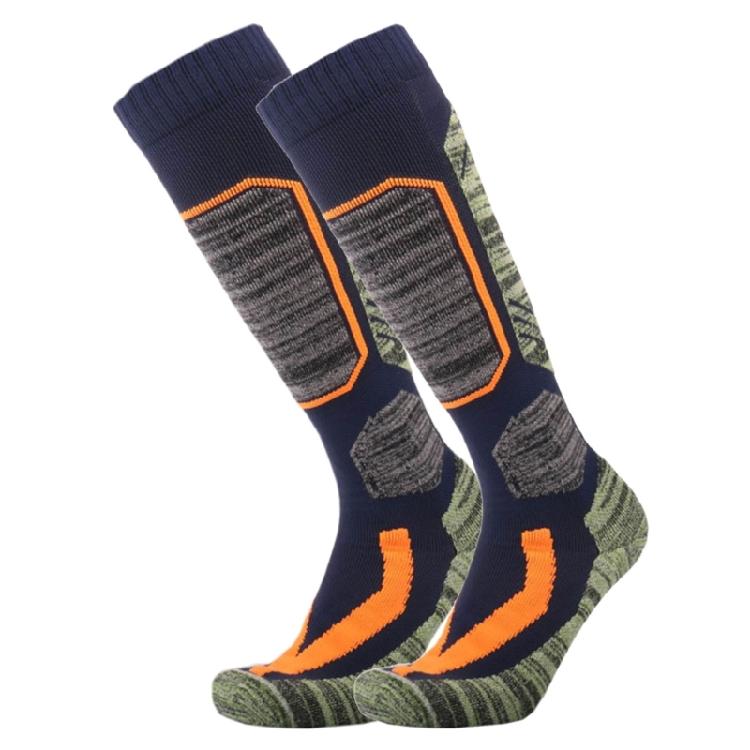 Cotton Ski Socks Compression Snowboard Socks Knee High Thermal Socks, Breathable