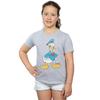 Disney Girls Classic Donald Duck Cotton T-Shirt