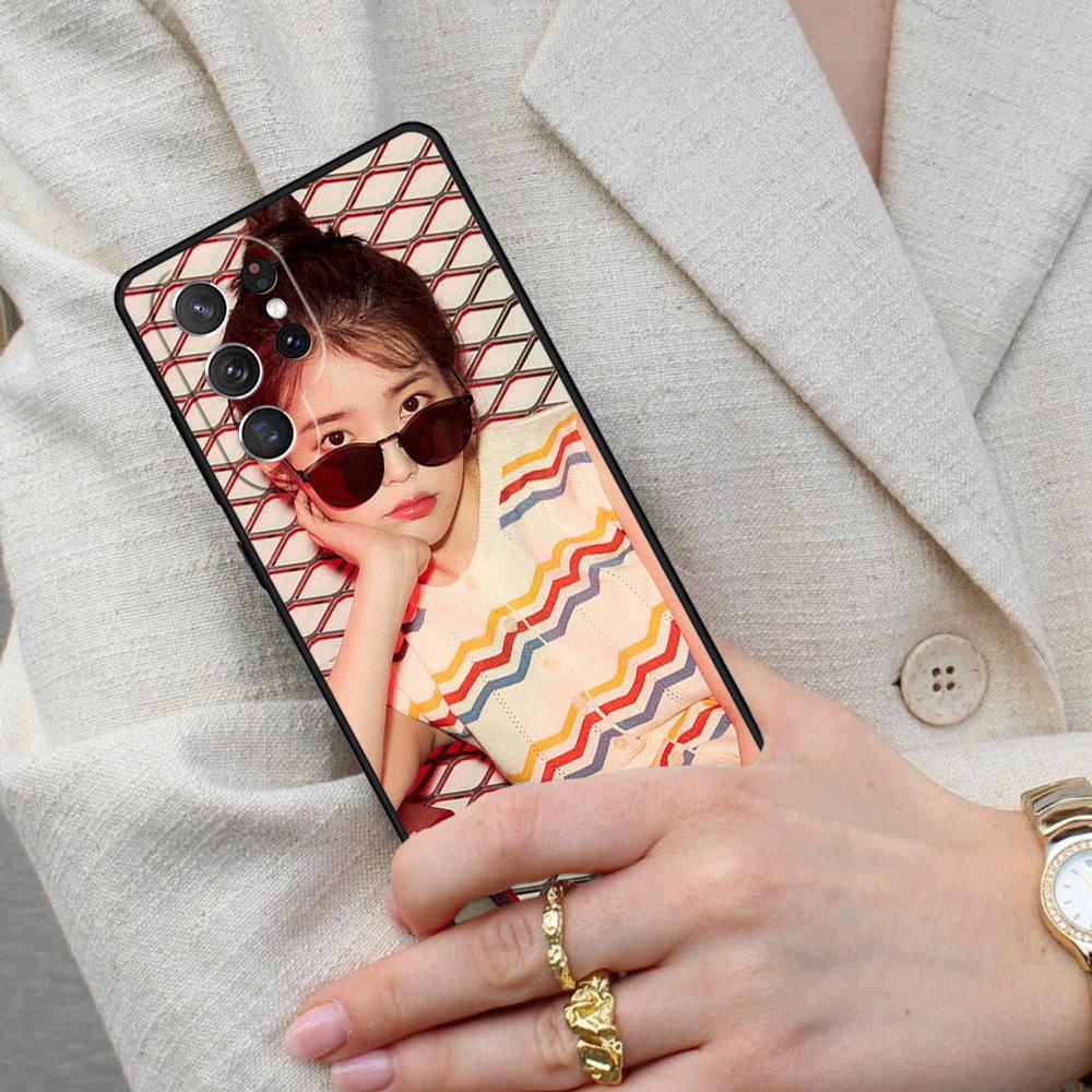 IU Lee Ji Eun KPOP UAENA Cell Phone Case for Samsung Galaxy S26 Ultra S25 S24 S23 S22 S21 S20 Note10 Cover