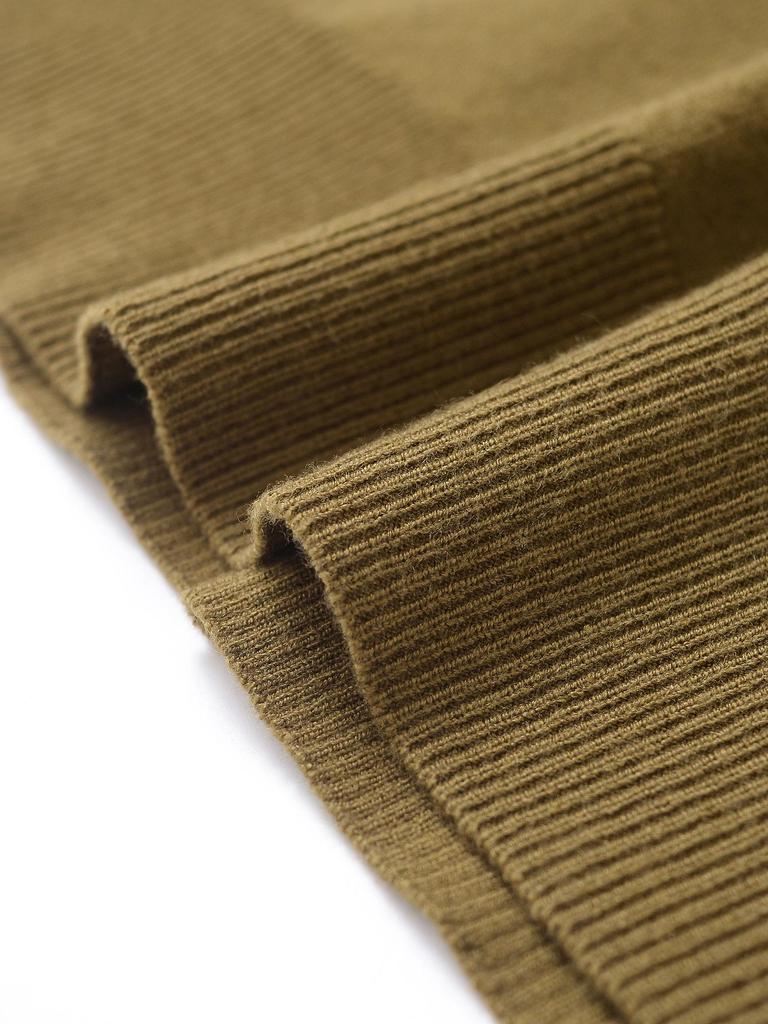 2025 Spring European & American Style Women's Fine Knit Long Sleeve Round Neck Top