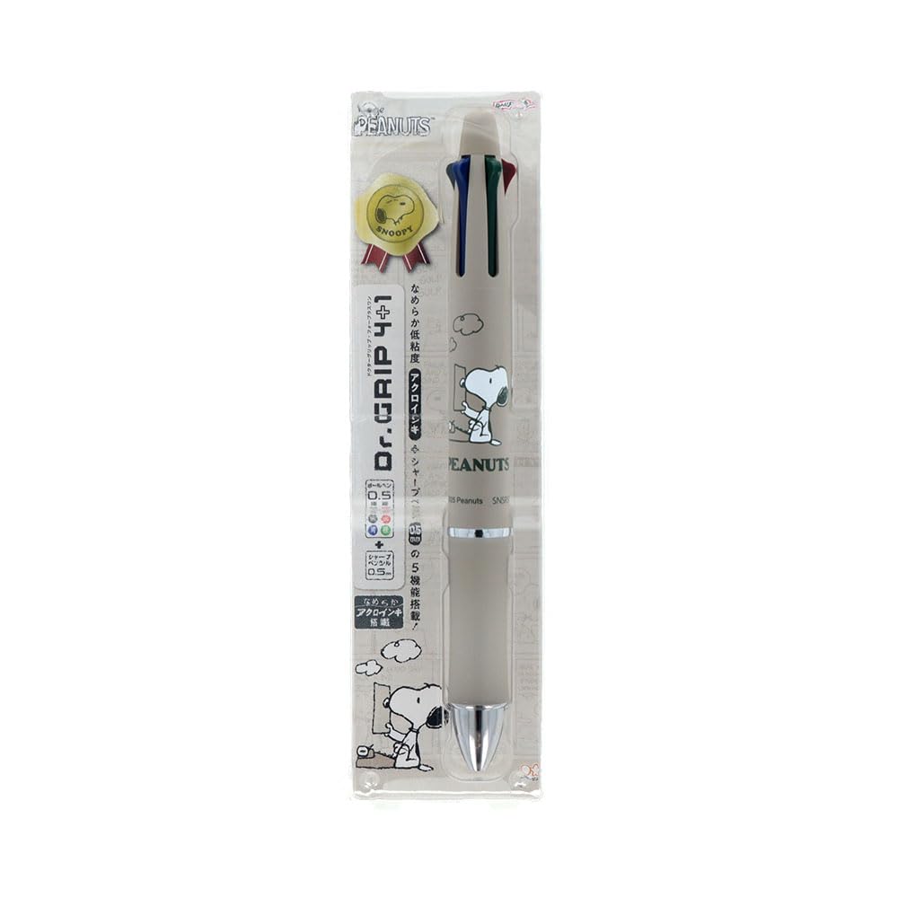 

Канцтовары Snoopy Многоцветная шариковая ручка и механический захват S4659368 Sun-Star Goods, Карандаш, Dr. 4+1,