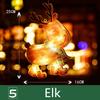 Merry Christmas Window LED Silhouette Lights Festive Indoor Decoration Light