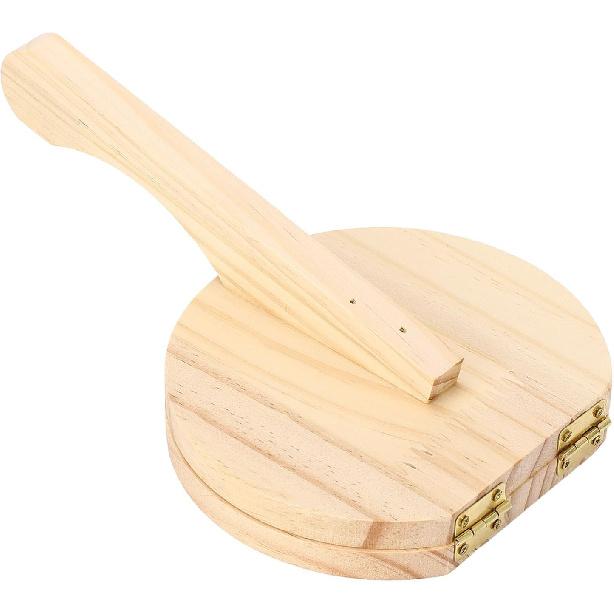 Aramox Tortilla Presser,10 Inch Manual Tortilla Maker with Parchment Paper for Mexican Taco, Pataconera, Dough Press, for Homemade Tortillas, Roti,