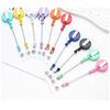 Portable Keychain with Retractable Beaded String Personalized Keyring Accessory