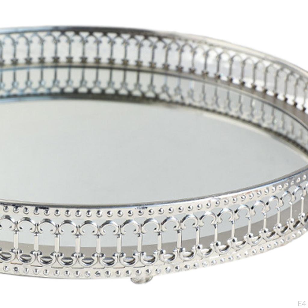 Vanity Tray for Makeup And Jewelry Organization