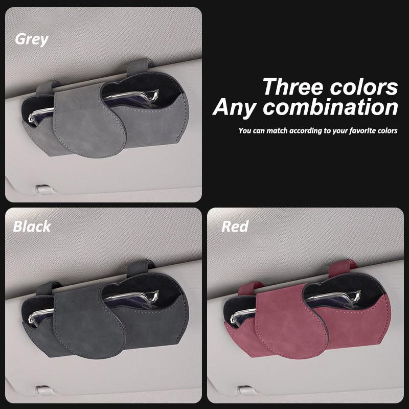 Auto Brillenetui Auto Sonnenblende Brillenhalter Sonnenbrillenclip Zubehör Aufbewahrung für Seat FR Leon Ibiza Altea Exe 5f Mk2 Mk3