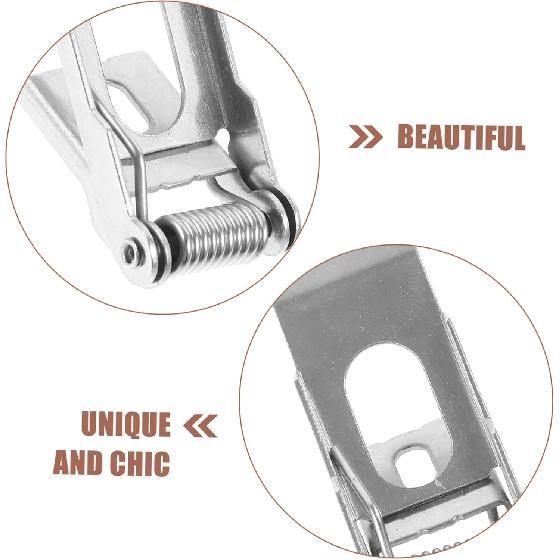 8pcs Spring Clip Retaining Clips for Recessed Lighting Fixed Clip for Panel Lamp Durable Light Securing Clamps Compatible Lamp Accessories for