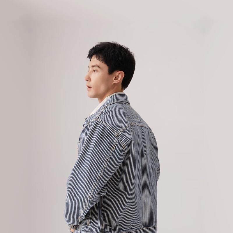 Levi's Men's A4820 Striped Loose Denim Jacket