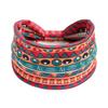Bohemian Retro Print Yoga Headband: Wide African-Inspired Headscarf for Women