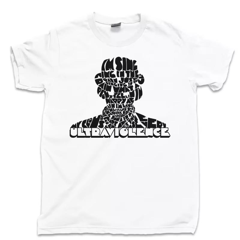 A Clockwork Graphic Cotton T-shirt Unisex Women Men Orange Fashion Top Casual Short Sleeve Streetwear Classic